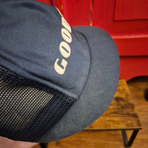 Vintage BF Goodrich Snapback Trucker Hat Small Brim Pom Pom Made in USA Noved - Picture 6 of 8